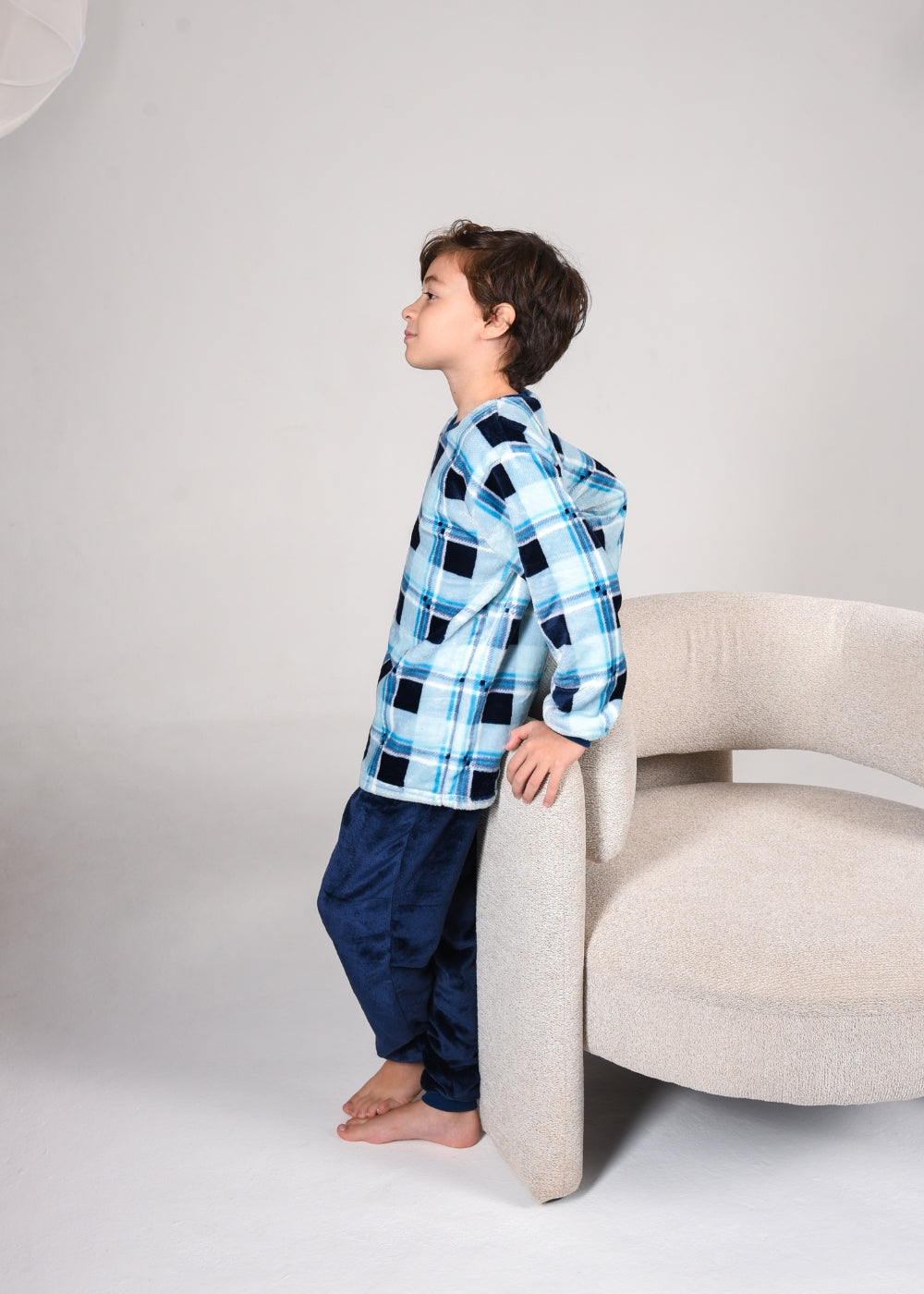 Pijama Infantil Menino Inverno Fleece Soft Longo - Novo.