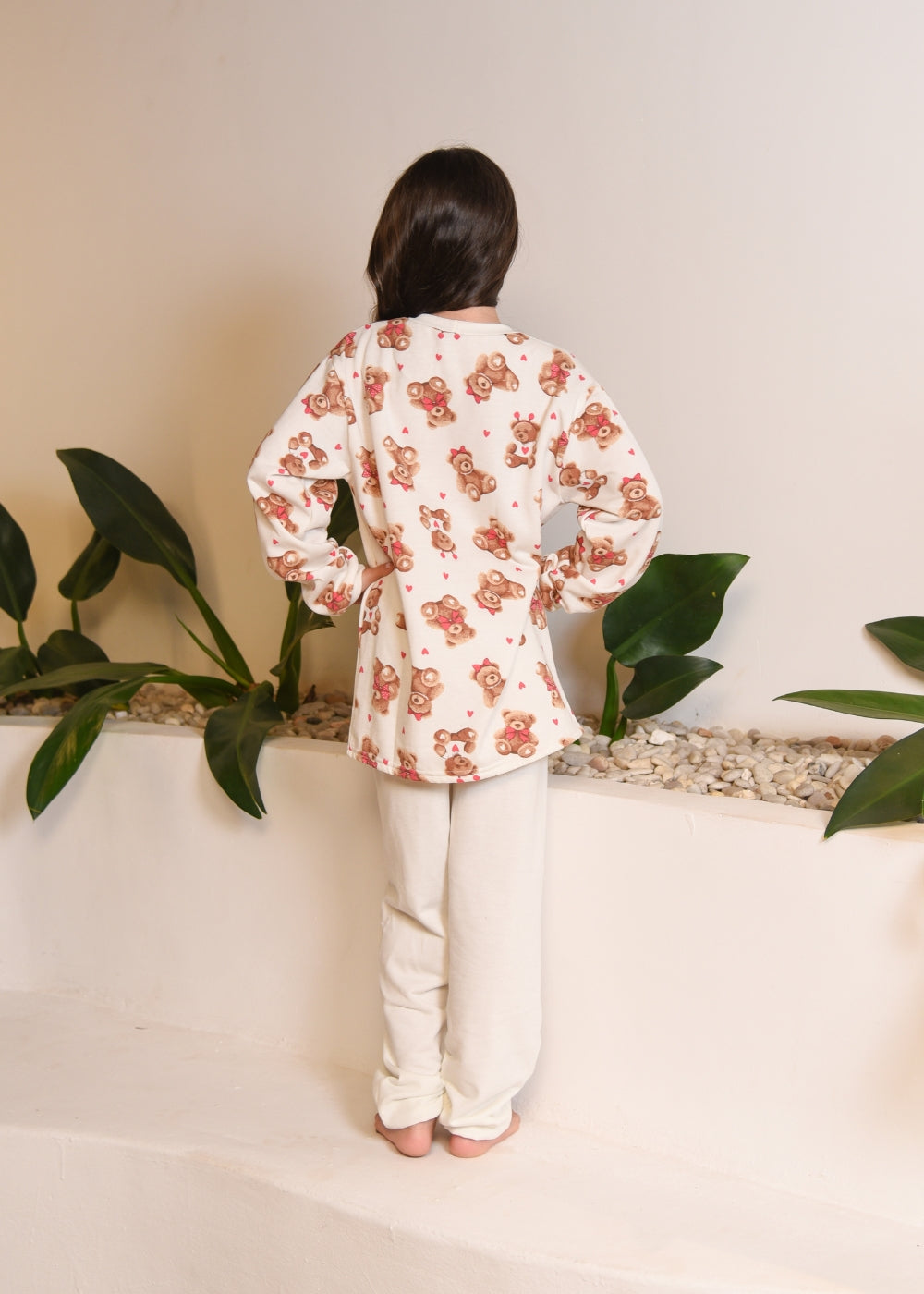 PIJAMA INFANTIL MENINAS MOLETINHO INVERNO