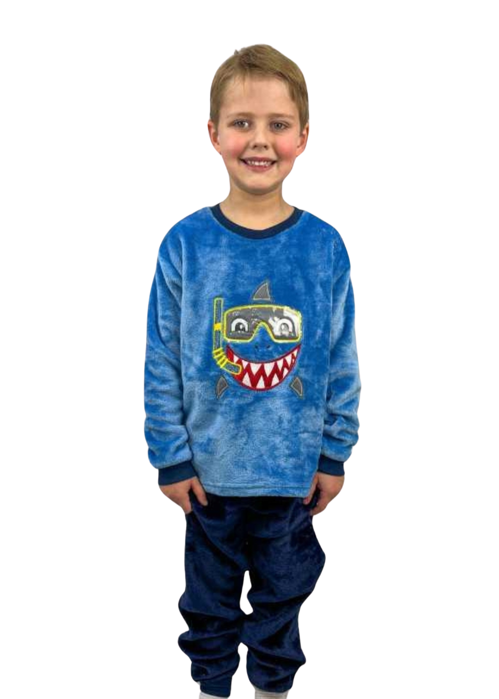 Pijama Infantil Menino Inverno Fleece Soft Longo - Novo