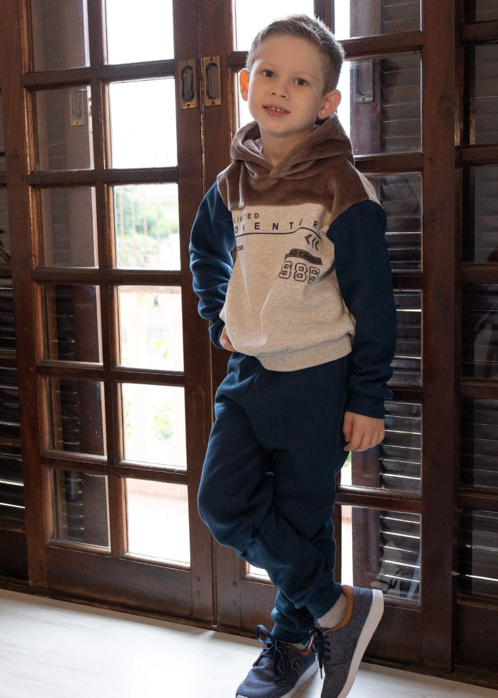 Conjunto Infantil Moletom Menino Inverno - novo