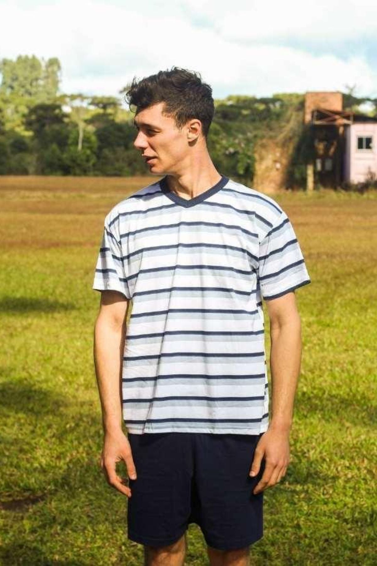 Pijama Verão Masculino Adulto