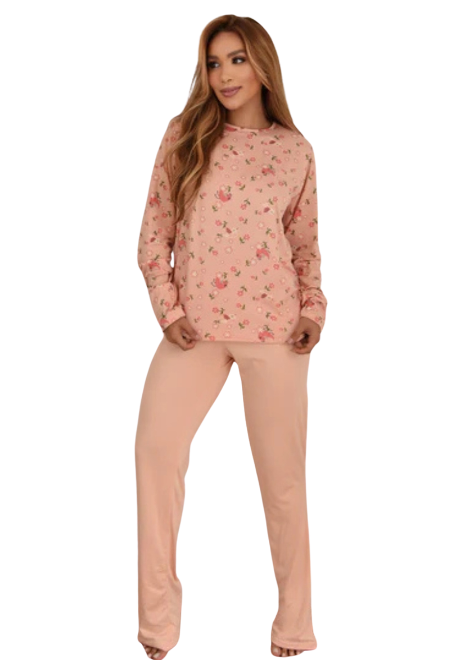 Conjunto Pijama Feminino Adulto Suede new