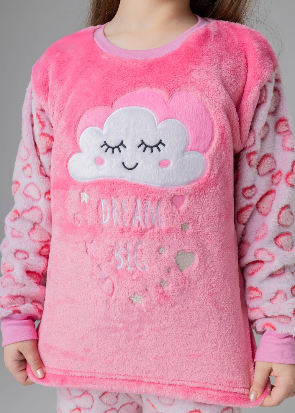 Pijama Infantil Meninas Inverno Fleece Soft Longo - Novo
