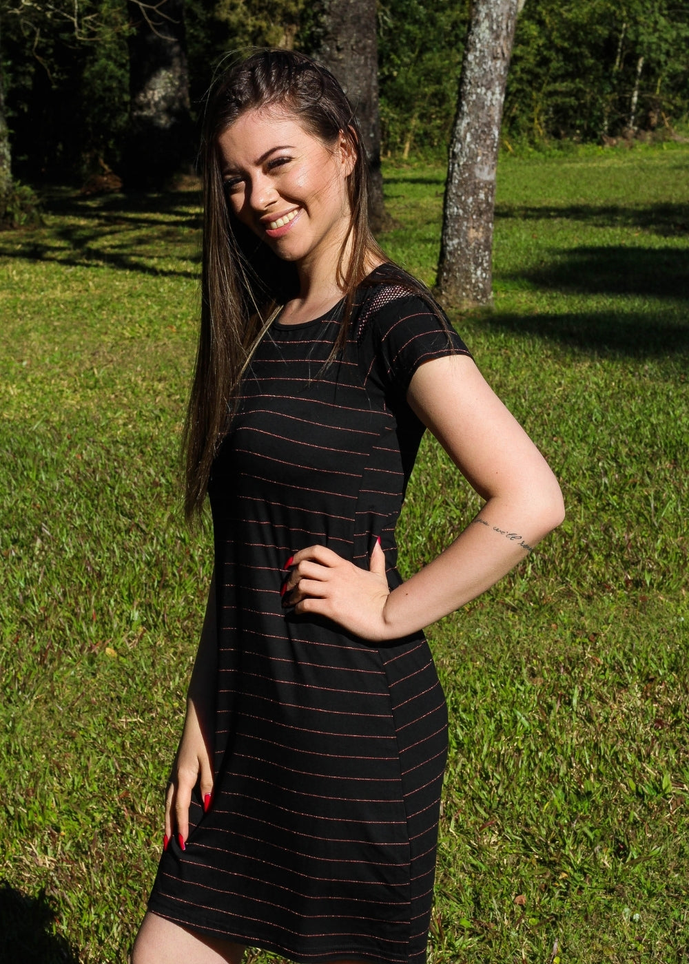 VESTIDO FEMININO ADULTO VERAO