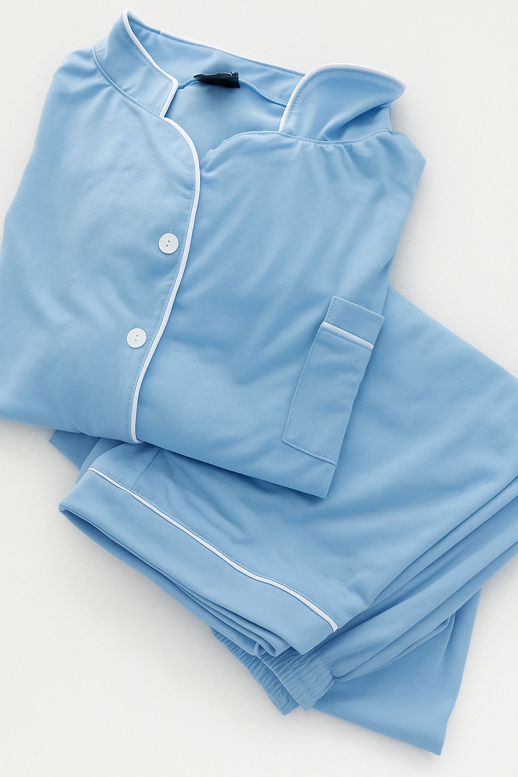 Pijama Feminino Adulto Moletom Manga Longa Meia Estação