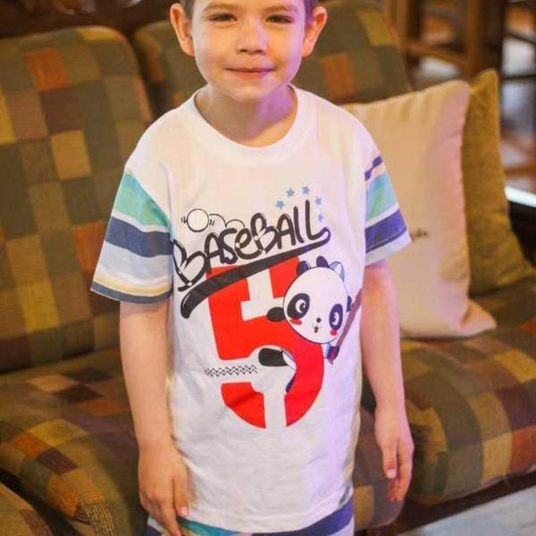 Pijama Infantil Masculino Meninos Juvenil Algodão Verao