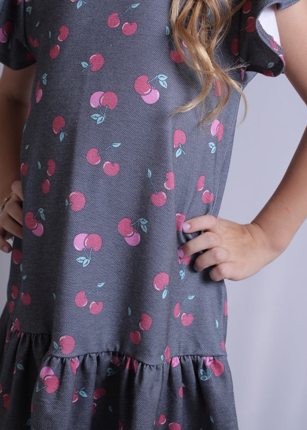 VESTIDO INFANTIL FEMININO MENINAS JUVENIL POLYESTER/ELASTANO