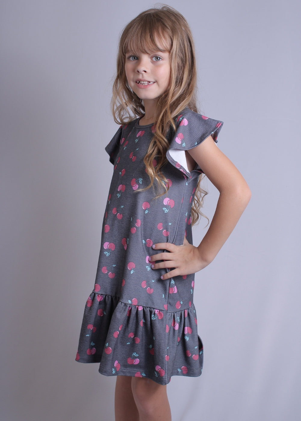 VESTIDO INFANTIL FEMININO MENINAS JUVENIL POLYESTER/ELASTANO