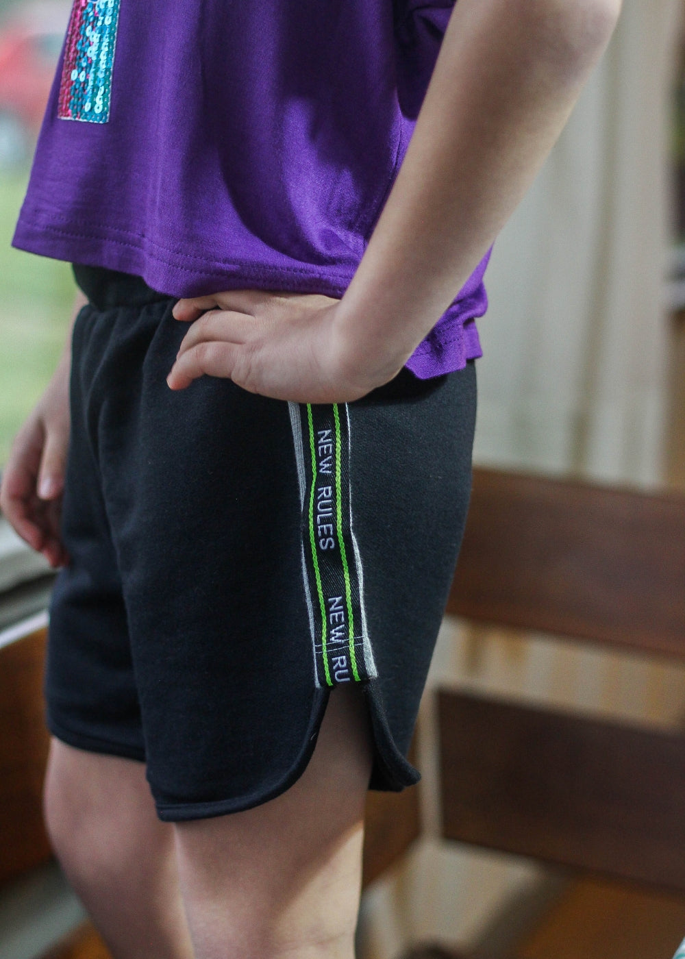 Short Saia Infantil Feminina Meninas Juvenil Moletom