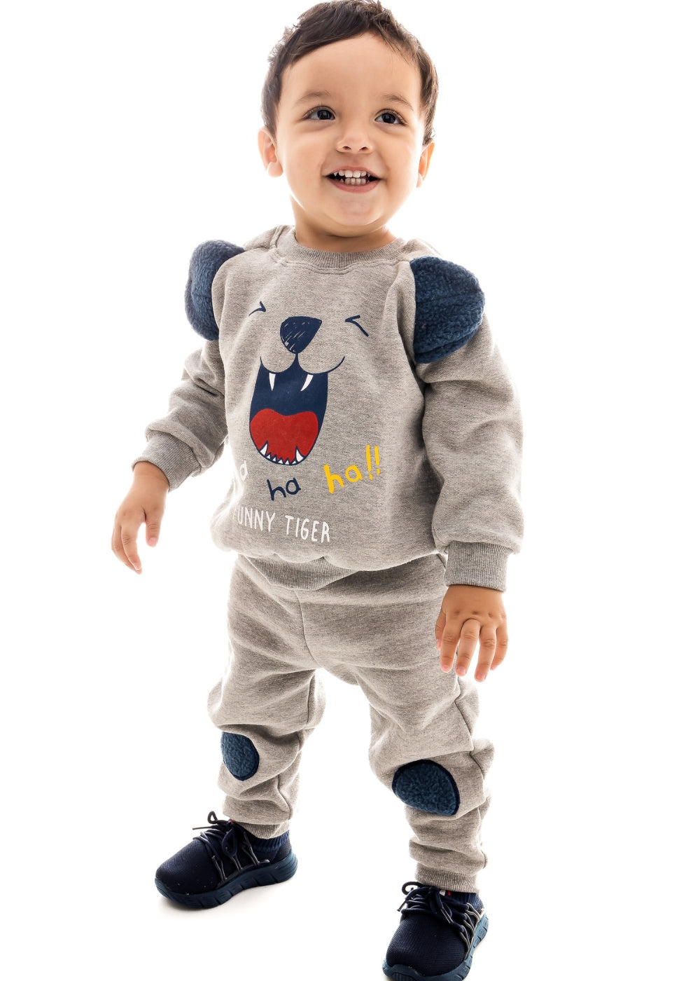 Conjunto Infantil Moletom Menino Inverno - novo