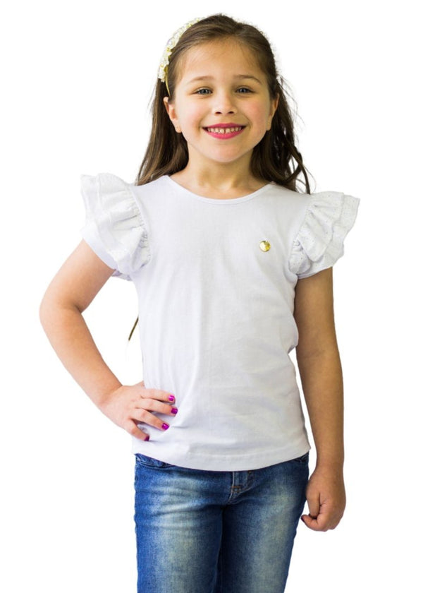 Blusa Infantil Feminina Juvenil Menina 1 Ano A 16 Anos Verao