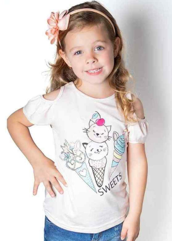 Blusa Infantil Feminina Juvenil Menina 1 Ano A 16 Anos Verao
