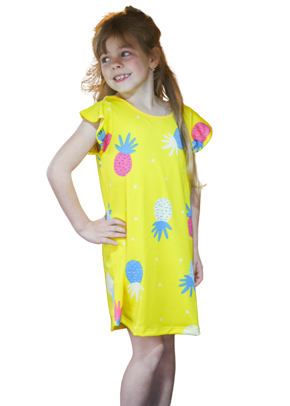 VESTIDO INFANTIL FEMININO MENINAS JUVENIL POLYESTER/ELASTANO