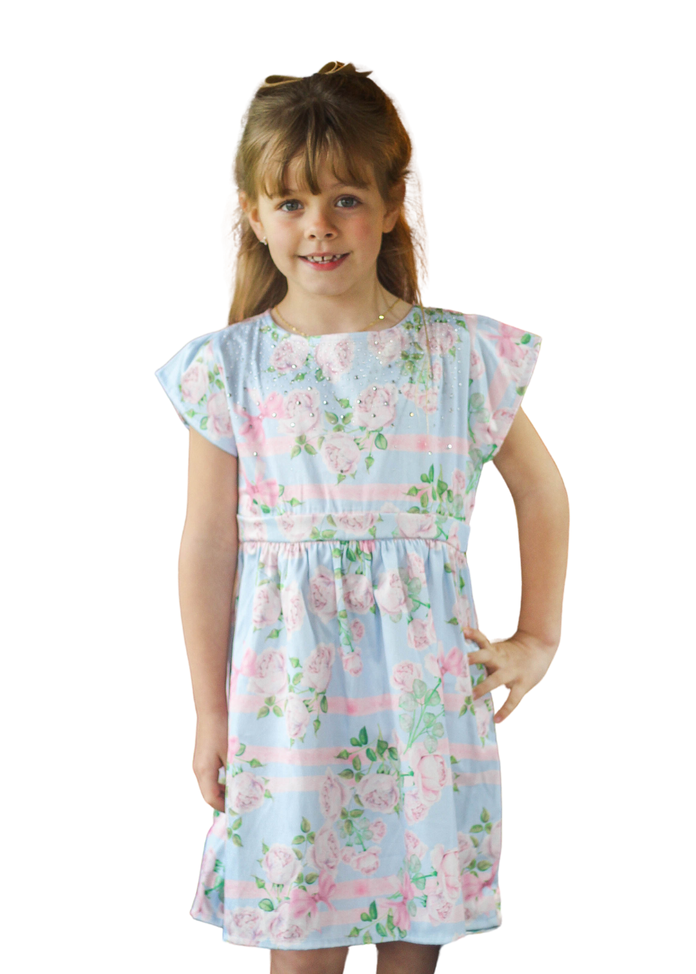 VESTIDO INFANTIL FEMININO MENINAS JUVENIL POLYESTER/ELASTANO