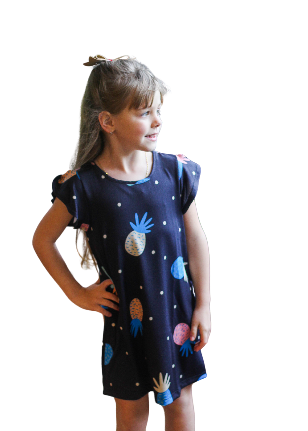 VESTIDO INFANTIL FEMININO MENINAS JUVENIL POLYESTER/ELASTANO
