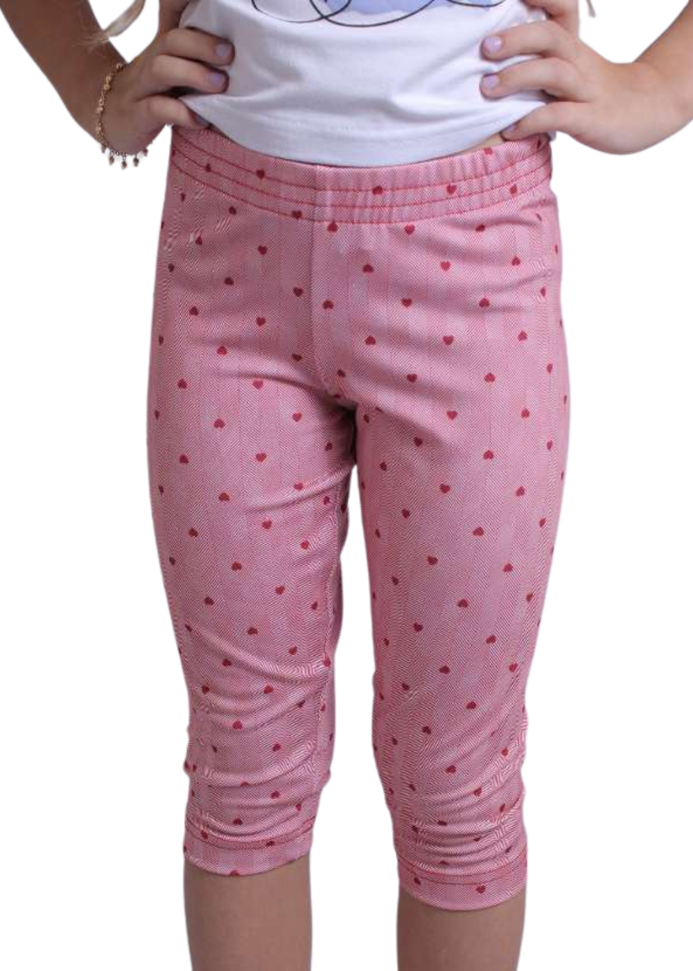 Calça Legging Infantil Feminina Meninas Juvenil Estampada Curta
