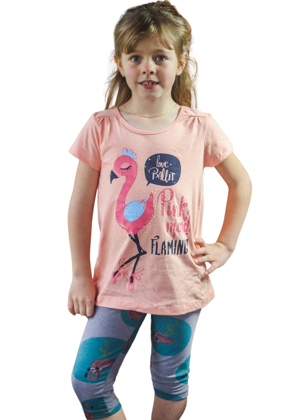 CONJUNTO INFANTIL MENINA SHORT SAIA MENINAS FEMININO ALGODÃO