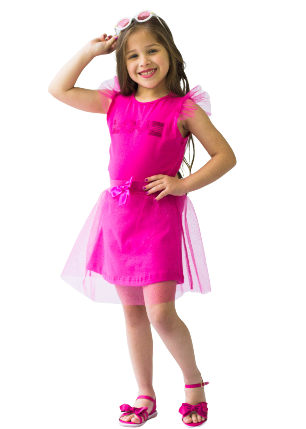 CONJUNTO INFANTIL MENINA SHORT SAIA MENINAS FEMININO ALGODÃO