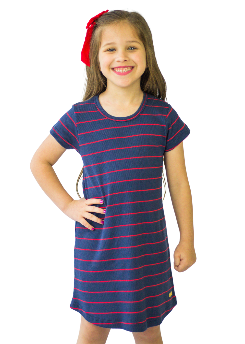 VESTIDO INFANTIL FEMININO MENINAS JUVENIL POLYESTER/ELASTANO