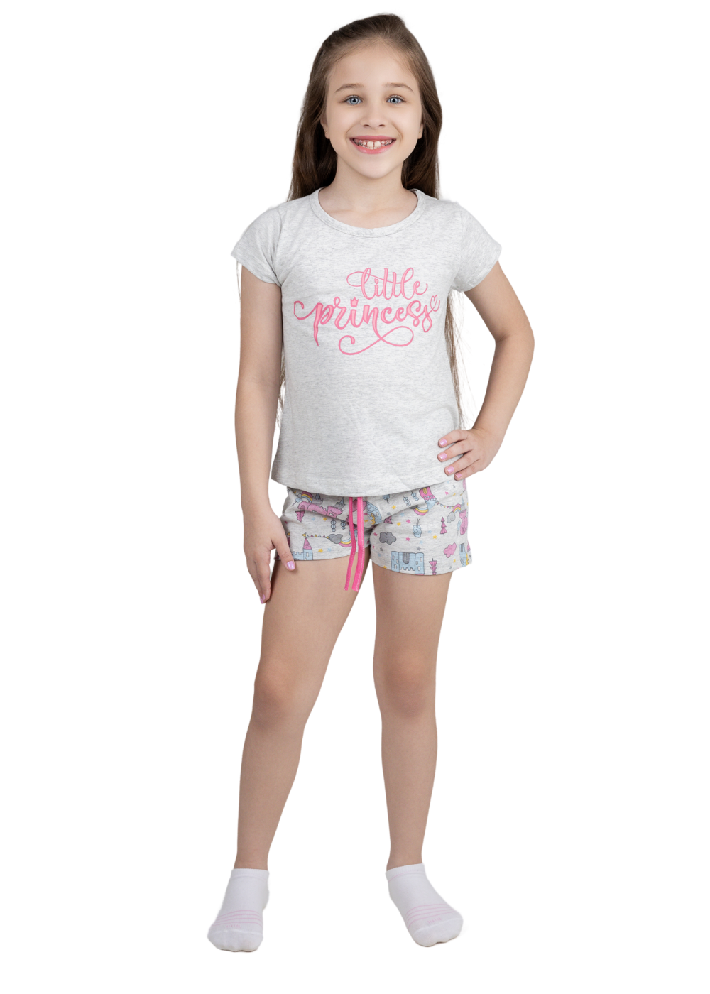 Pijama Infantil Algodão Menina Feminino Juvenil 1 A 16 Anos