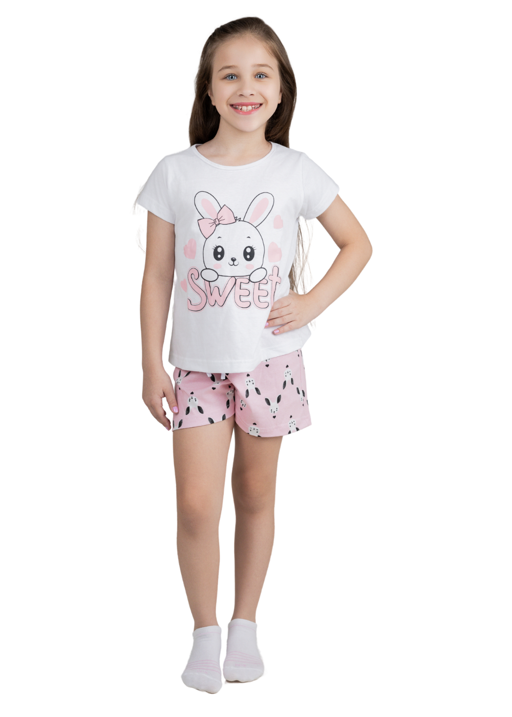 Pijama Infantil Algodão Menina Feminino Juvenil 1 A 16 Anos
