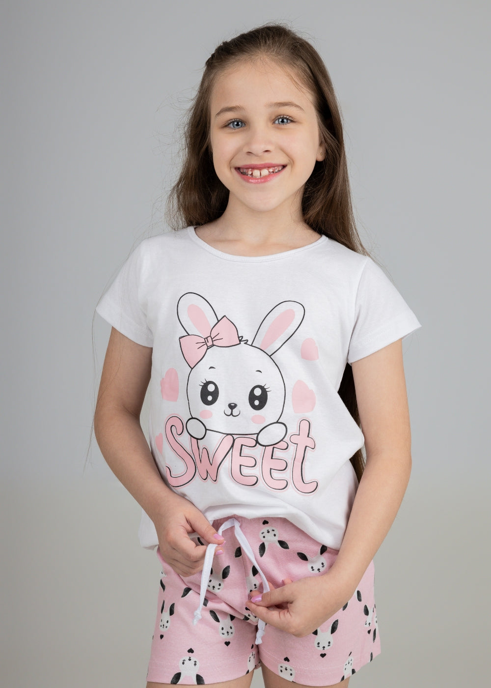 Pijama Infantil Algodão Menina Feminino Juvenil 1 A 16 Anos