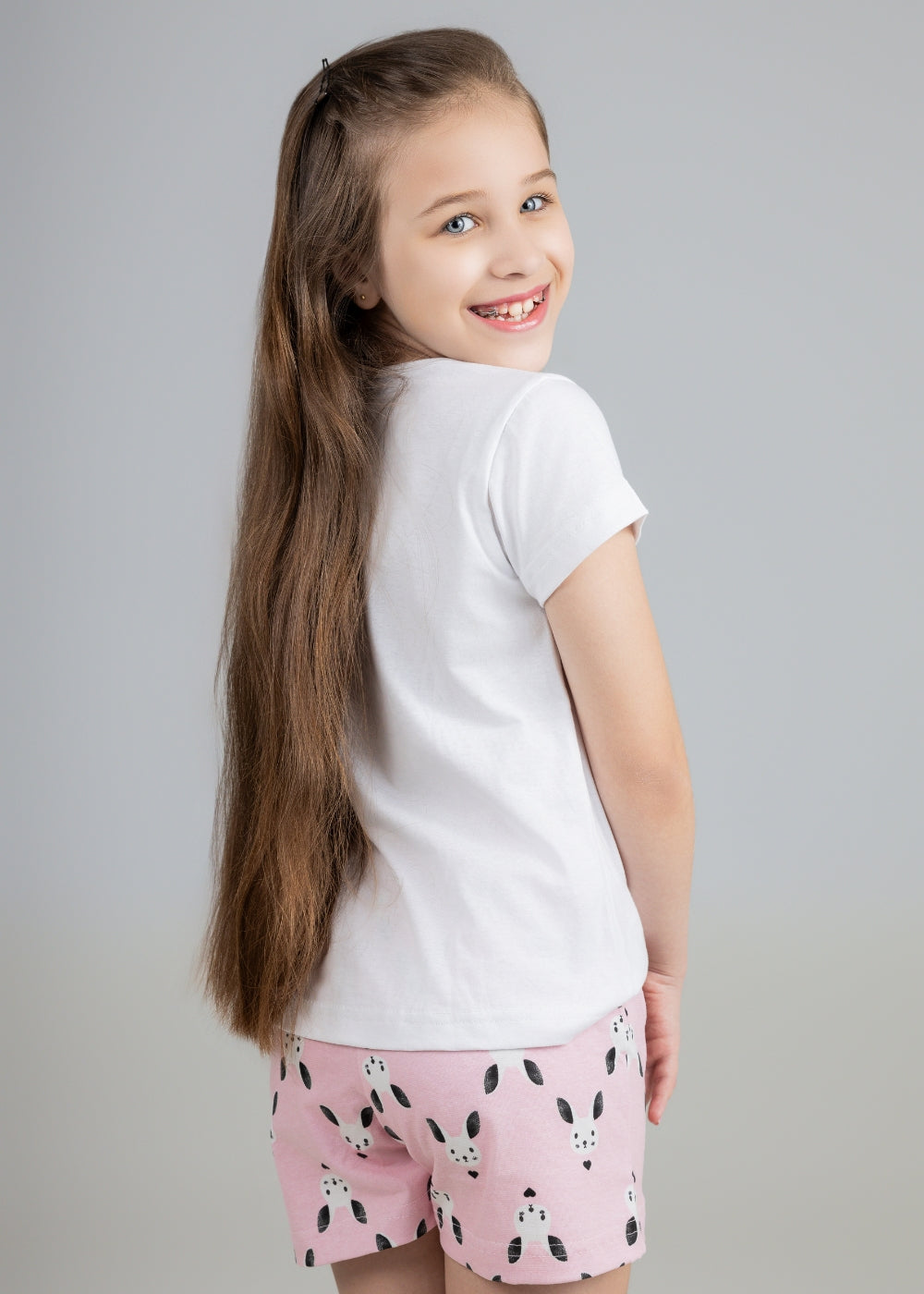 Pijama Infantil Algodão Menina Feminino Juvenil 1 A 16 Anos