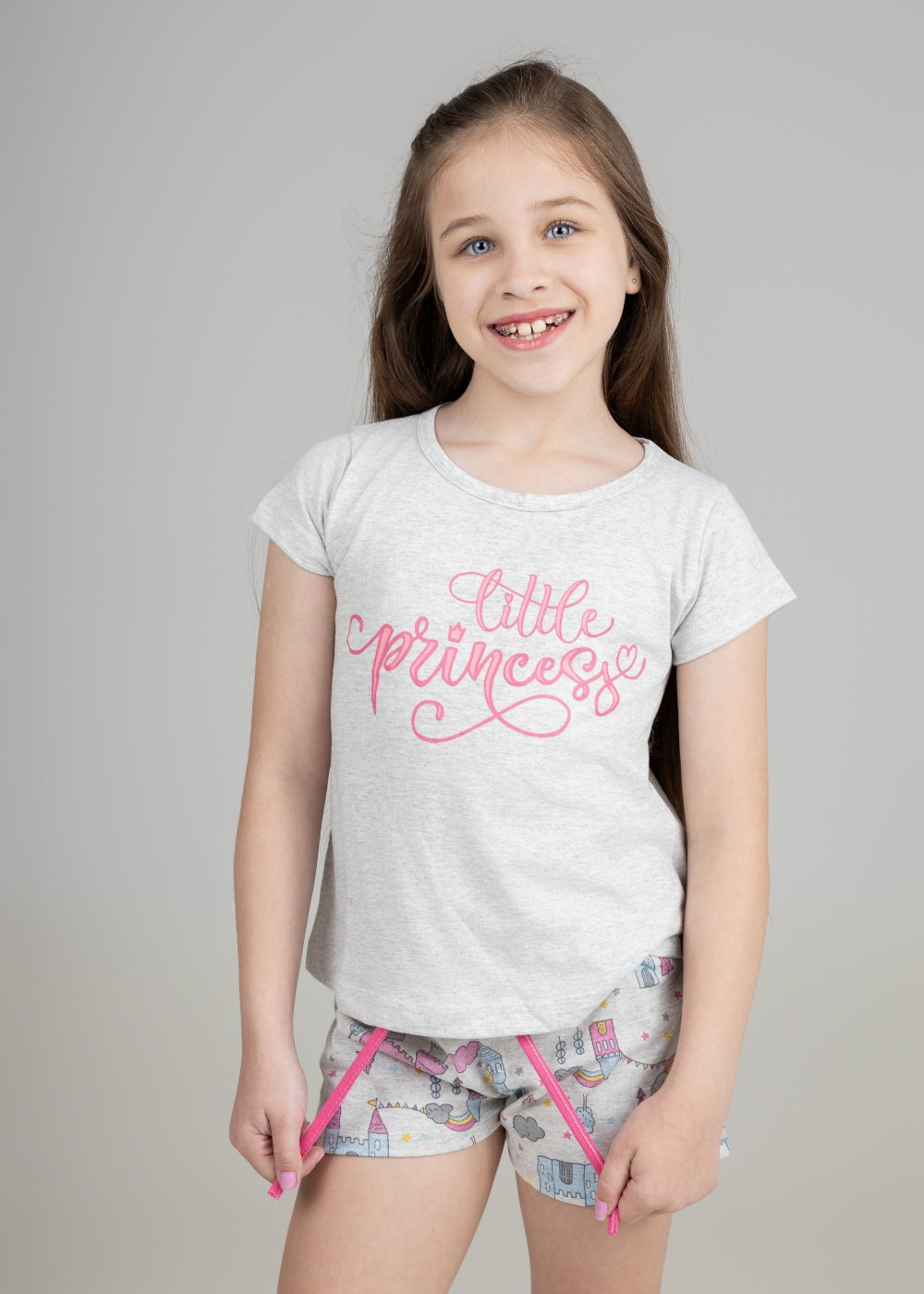 Pijama Infantil Algodão Menina Feminino Juvenil 1 A 16 Anos