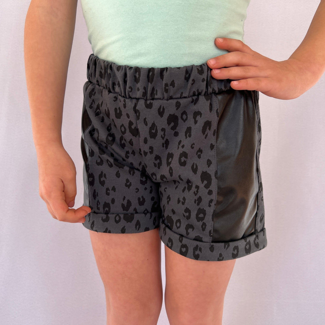 Short Saia Infantil Feminina Meninas Juvenil Moletom