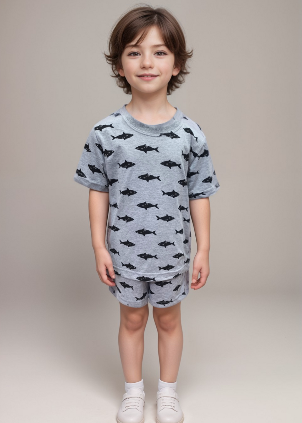 Pijama Infantil Masculino Meninos Juvenil Algodão Verao