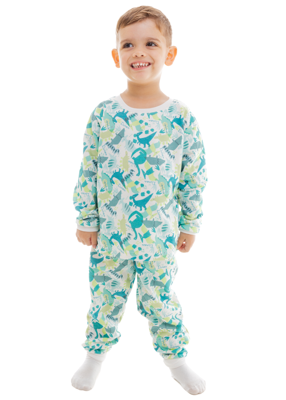 Pijama Infantil Masculino Meninos Juvenil Moletinho Inverno