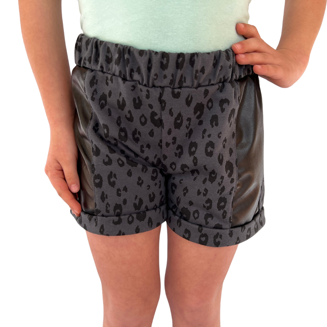 Short Saia Infantil Feminina Meninas Juvenil Moletom