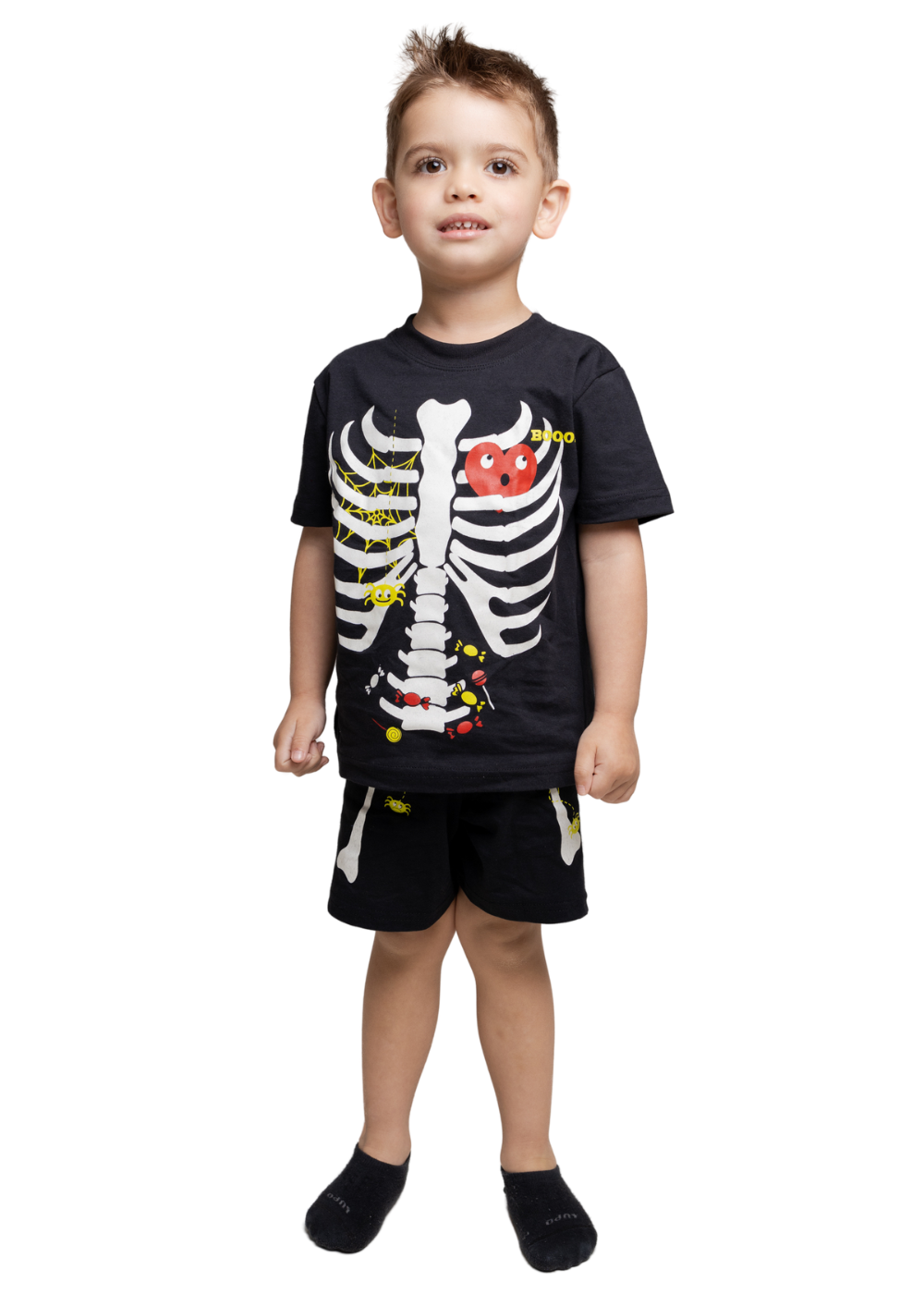 PIJAMA INFANTIL MASCULINO MENINO JUVENIL BRILHA 100% ALGODÃO