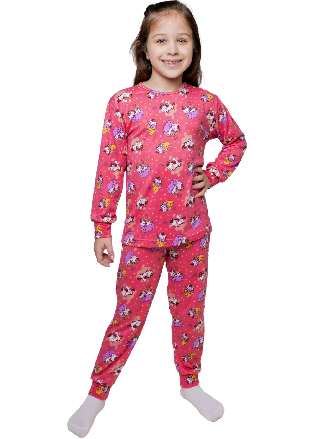 PIJAMA FEMININO INFANTIL SUEDE