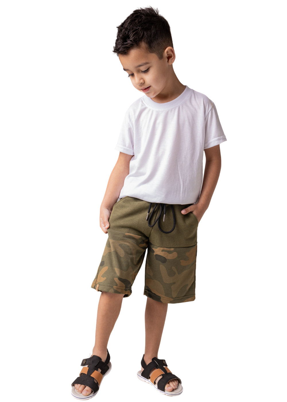 Bermuda Moletom Infantil Masculina Menino Juvenil