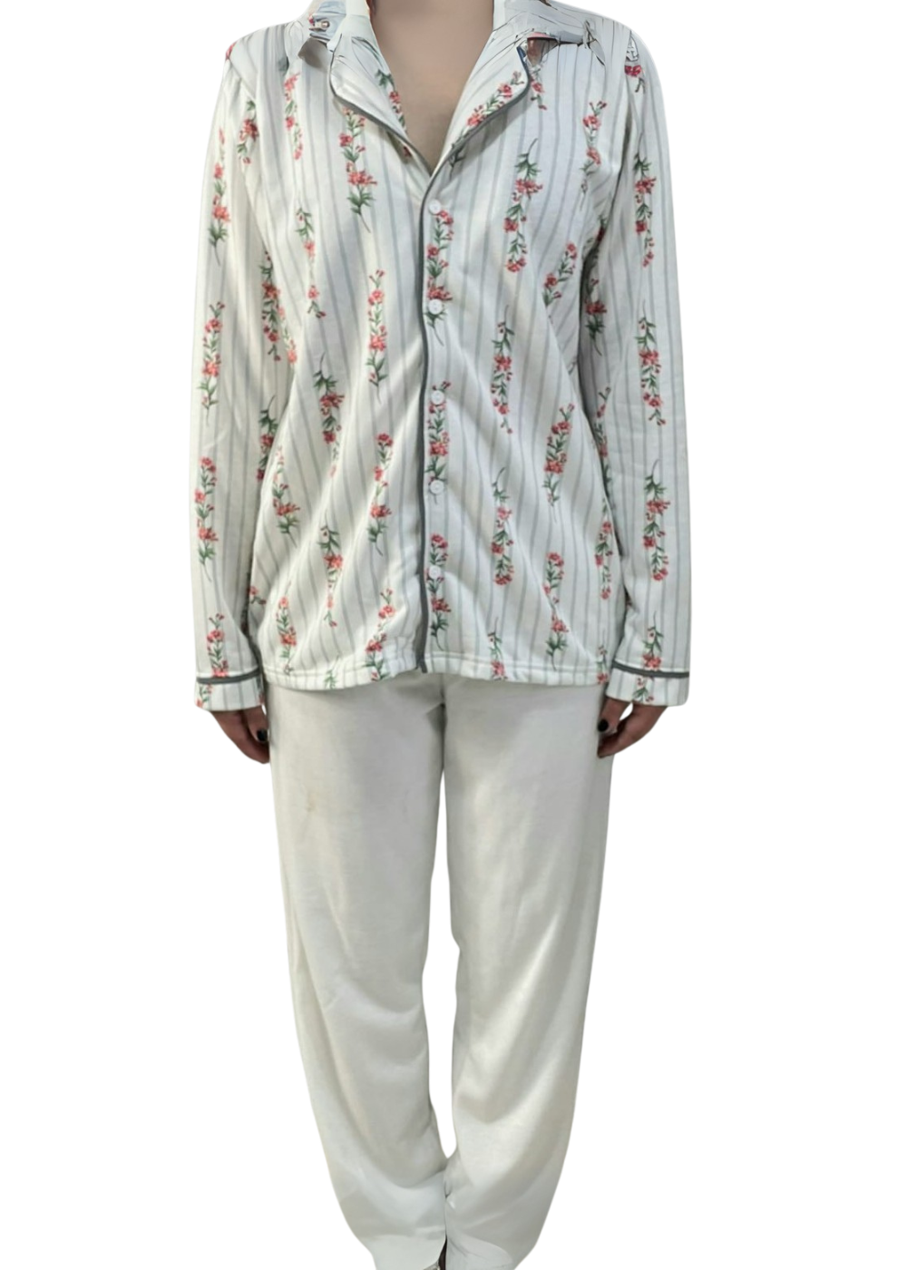 PIJAMA MOLETINHO ABERTO FEMININO ADULTO