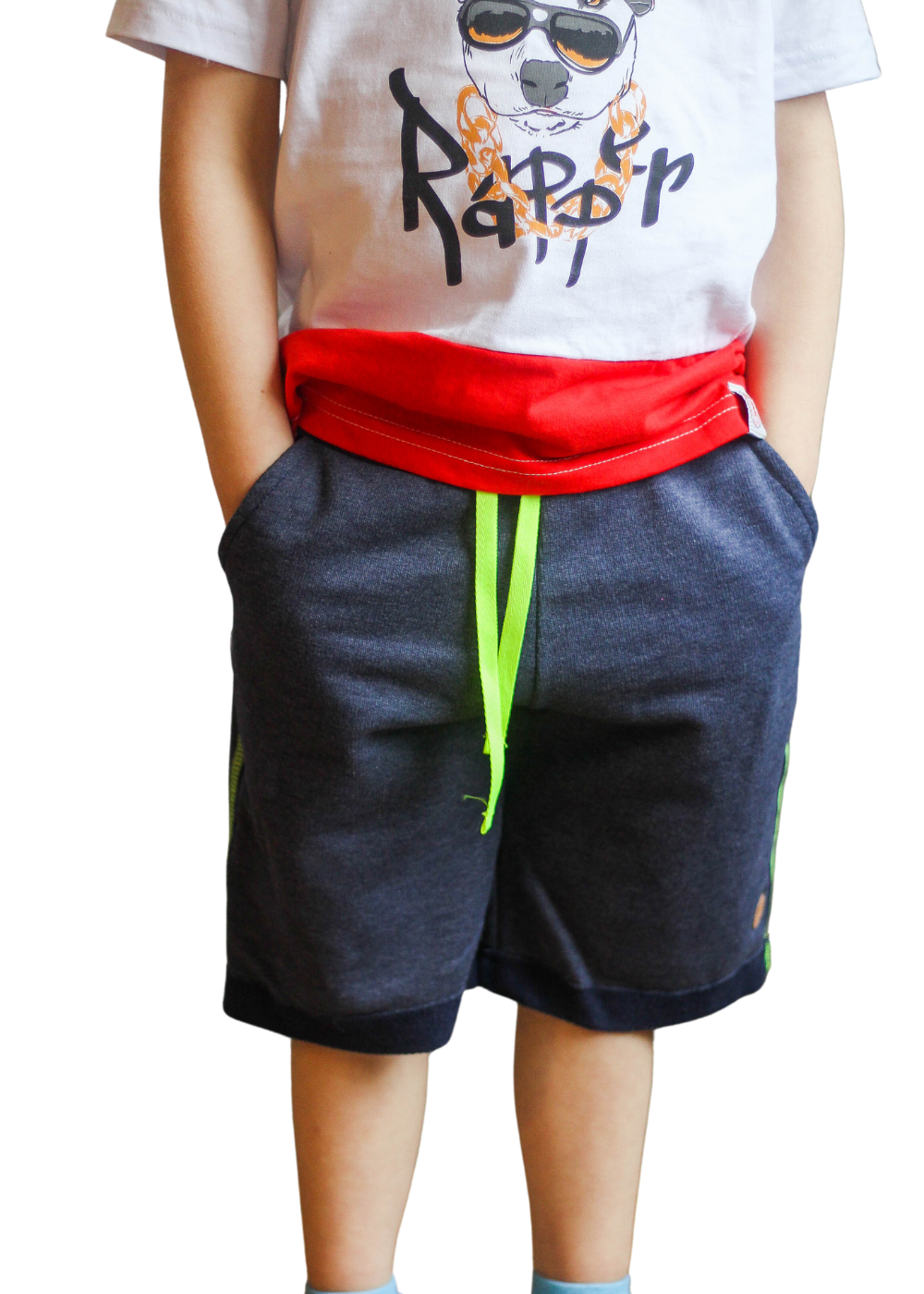 Bermuda Moletom Infantil Masculina Menino Juvenil