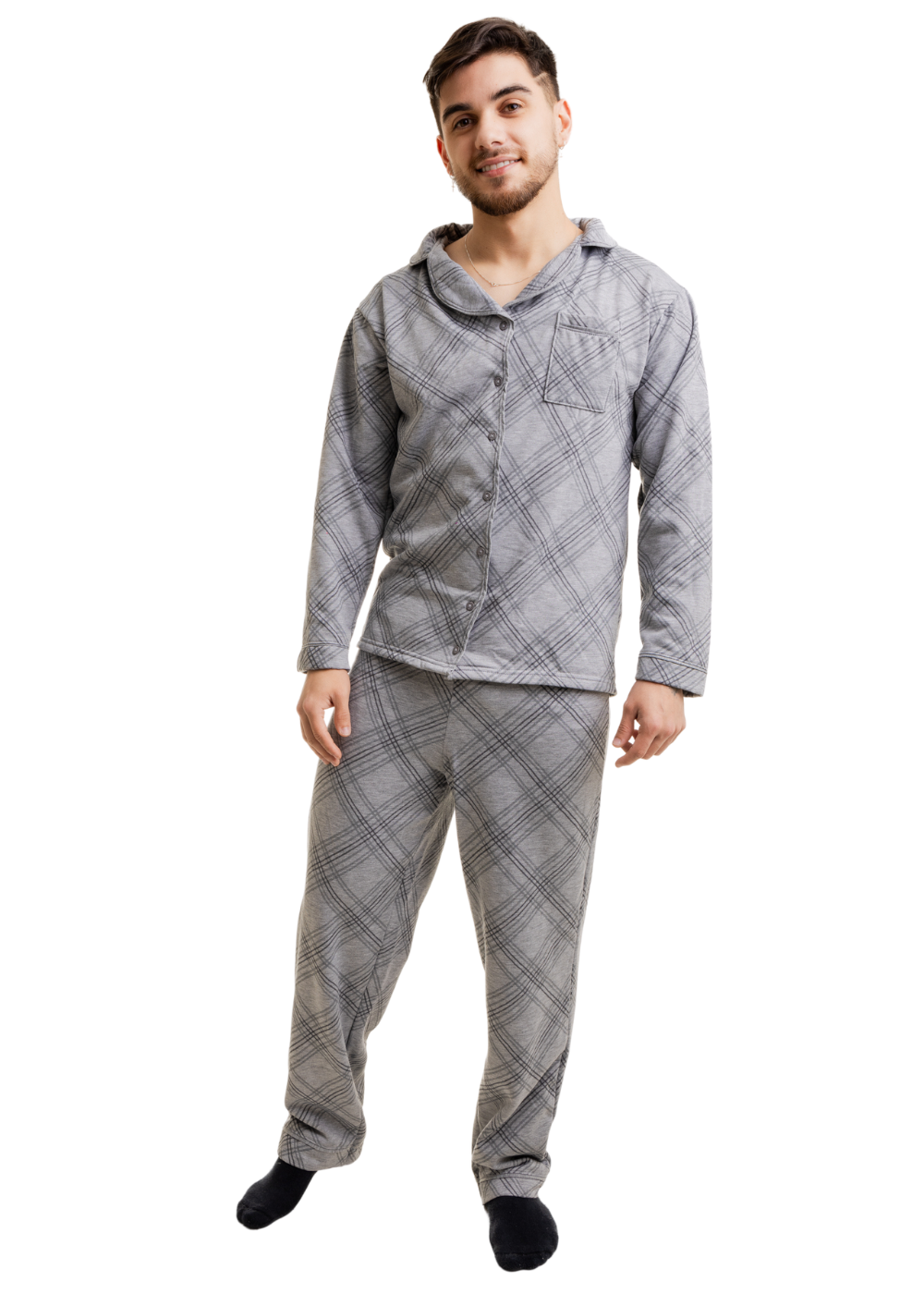 Pijama Inverno Moletom Flanelado