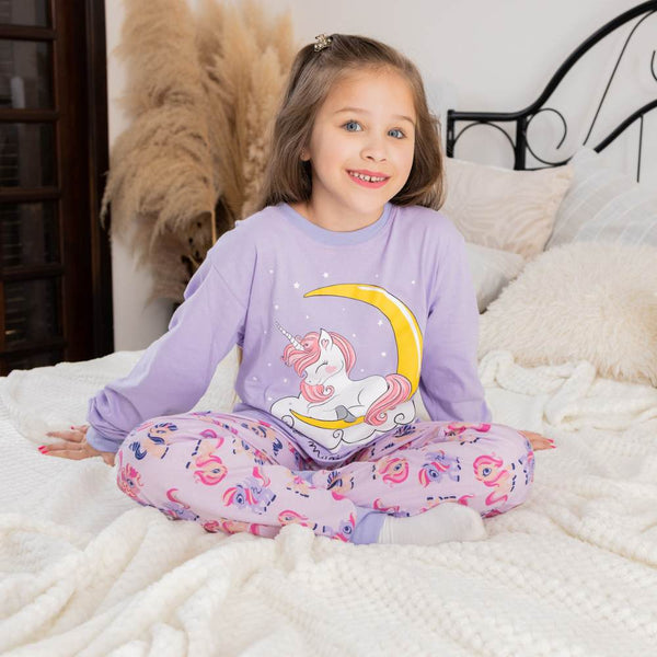 Pijama Infantil Algodão Menina Feminino Juvenil 1 A 16 Anos