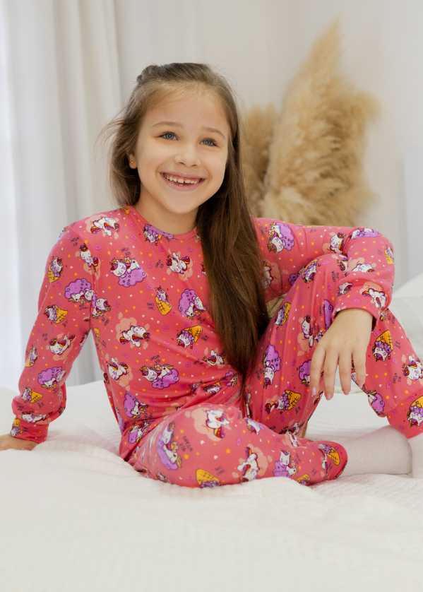 PIJAMA FEMININO INFANTIL SUEDE