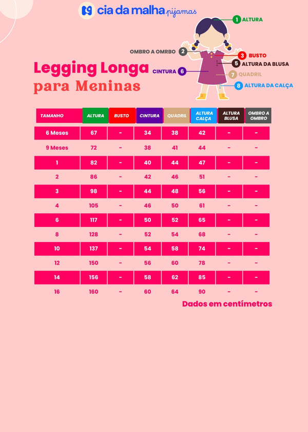 Calça Legging Infantil Feminina Meninas Juvenil Estampada Longa