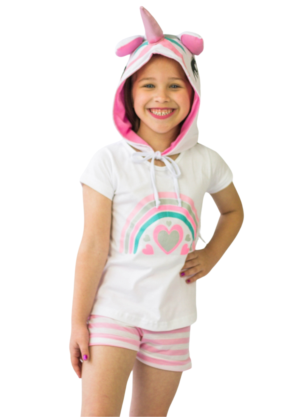Pijama Infantil Algodão Menina Feminino Juvenil 1 A 16 Anos