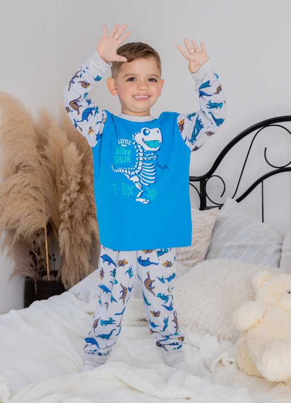 Pijama Inverno Algodão Masculino Infantil