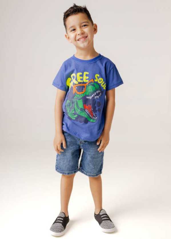 Camiseta Infantil Masculina Meninos Juvenil 100% Algodão