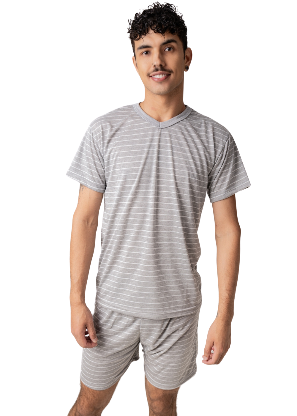 PIJAMA MASCULINO ADULTO ALGODÃO VERÃO.