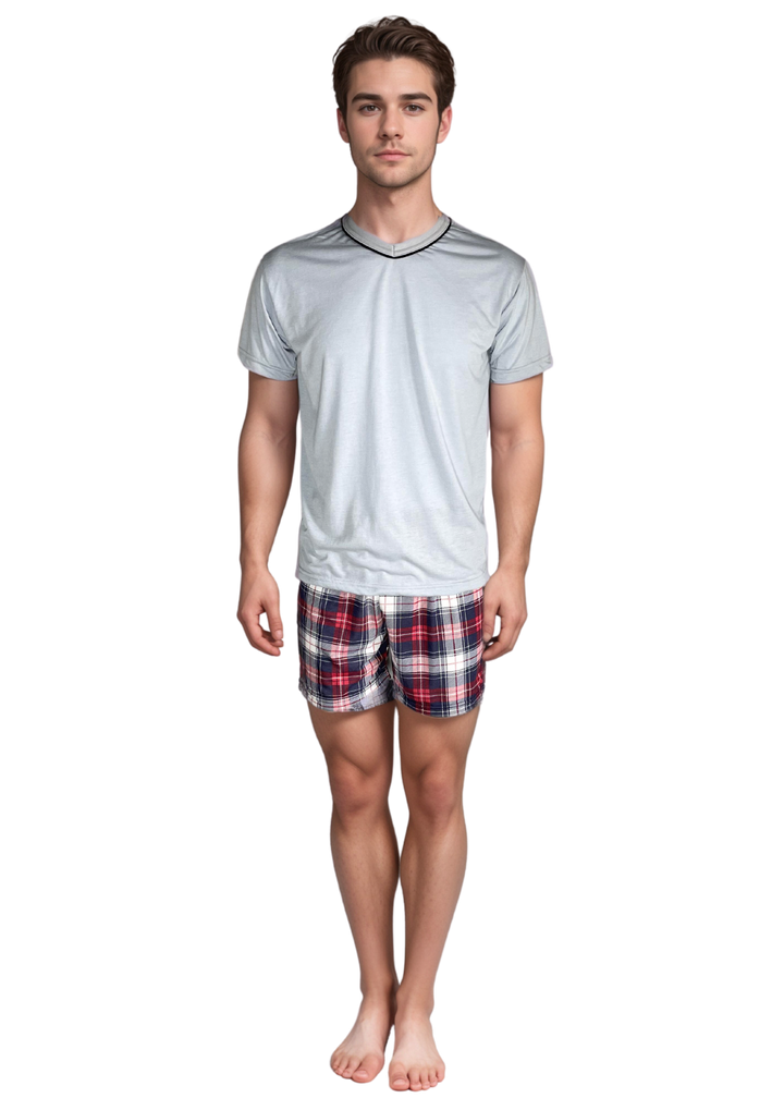 PIJAMA MASCULINO ADULTO 100% ALGODÃO VERÃO.