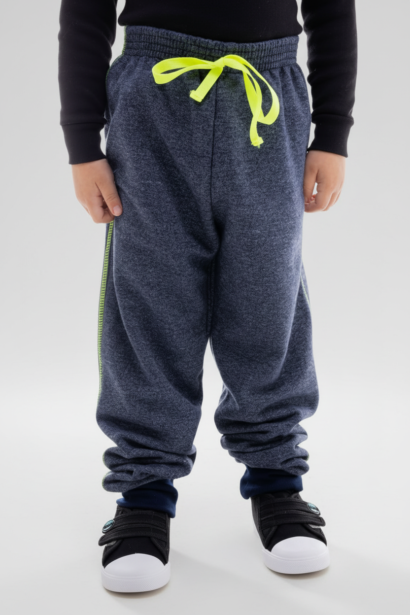 Calça Moletom Infantil Masculina Meninos Juvenil De Frio Inverno