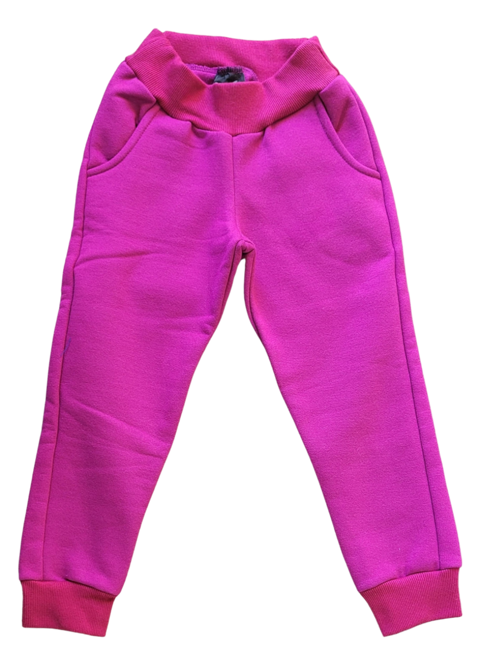 Calça Moletom Feminino Infantil Menina Juvenil Quente Para O Frio