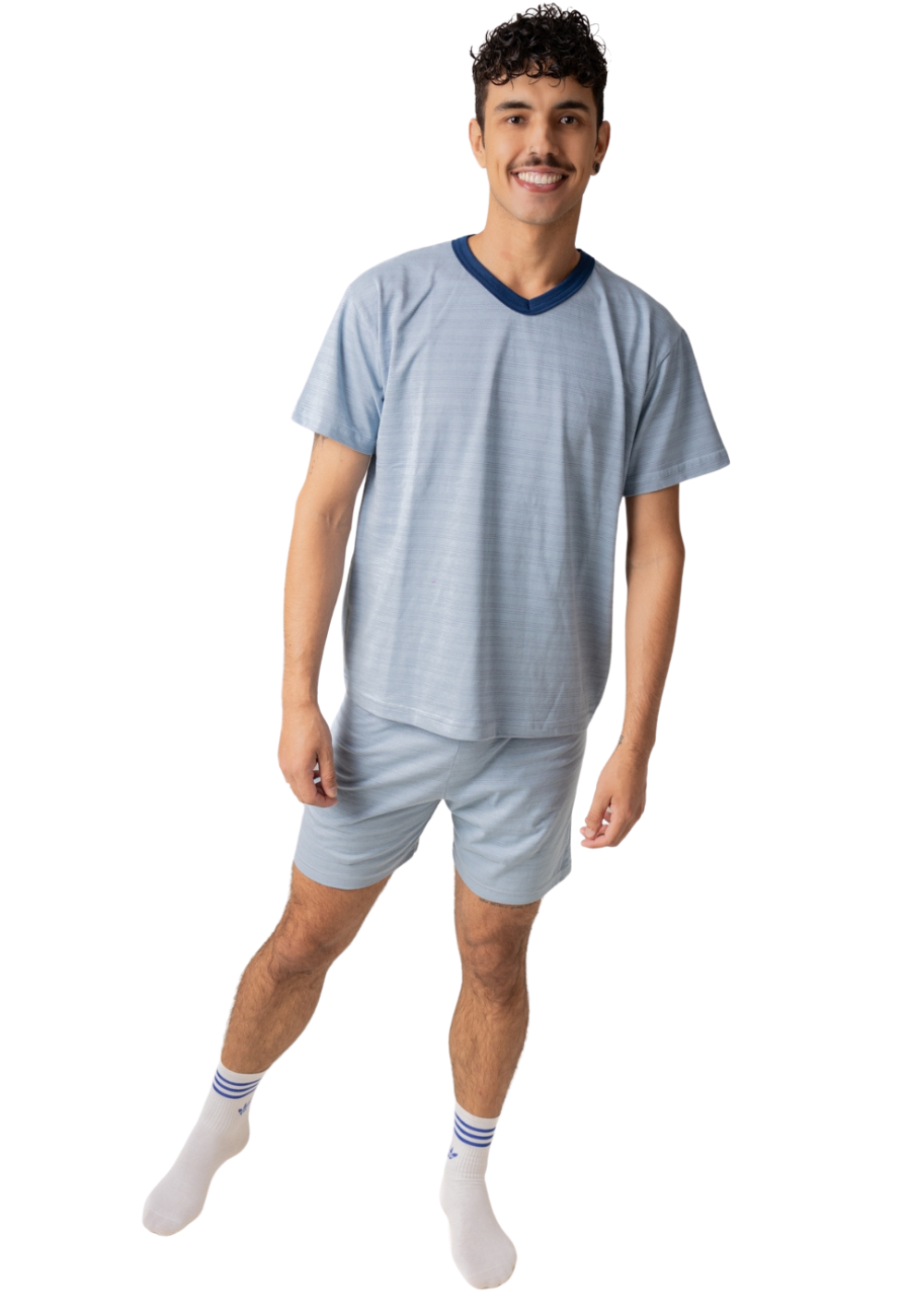 PIJAMA MASCULINO ADULTO ALGODÃO VERÃO.