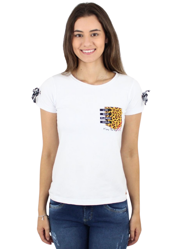 BLUSA FEMININA CURTA ADULTA VERÃO VISCOSE/ELASTANO